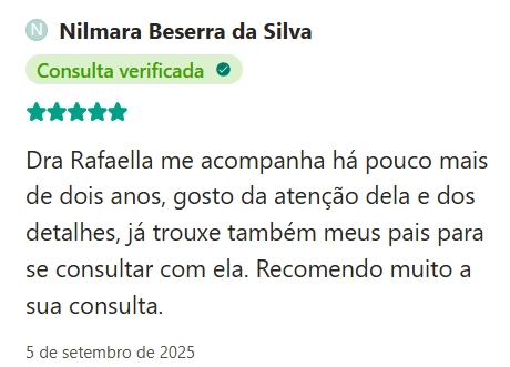 Depoimento Rafaella Maciel Oftalmologista Campina Grande 2